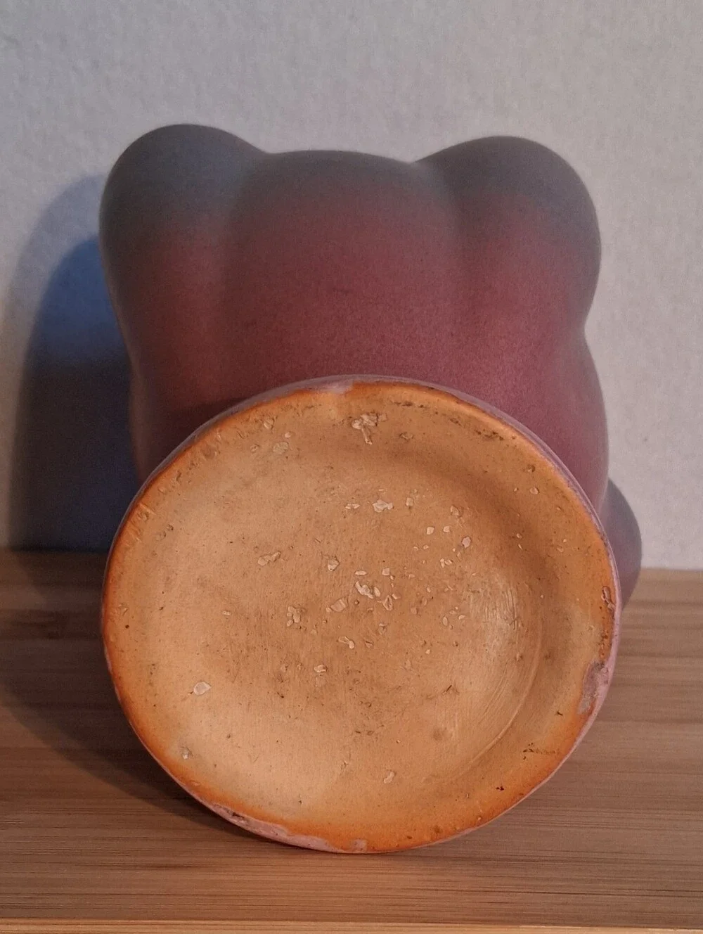 Vintage Niloak/Dickota Pottery Ozark Dawn Scalloped Vase